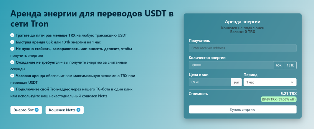 Formulario web de Netts